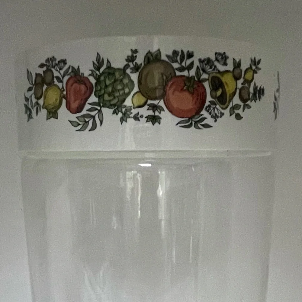 VINTAGE Spice of Life Glass Canister